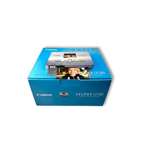 Canon Selphy CP780 Compact Photo Printer Box Accessories - Picture 1 of 16